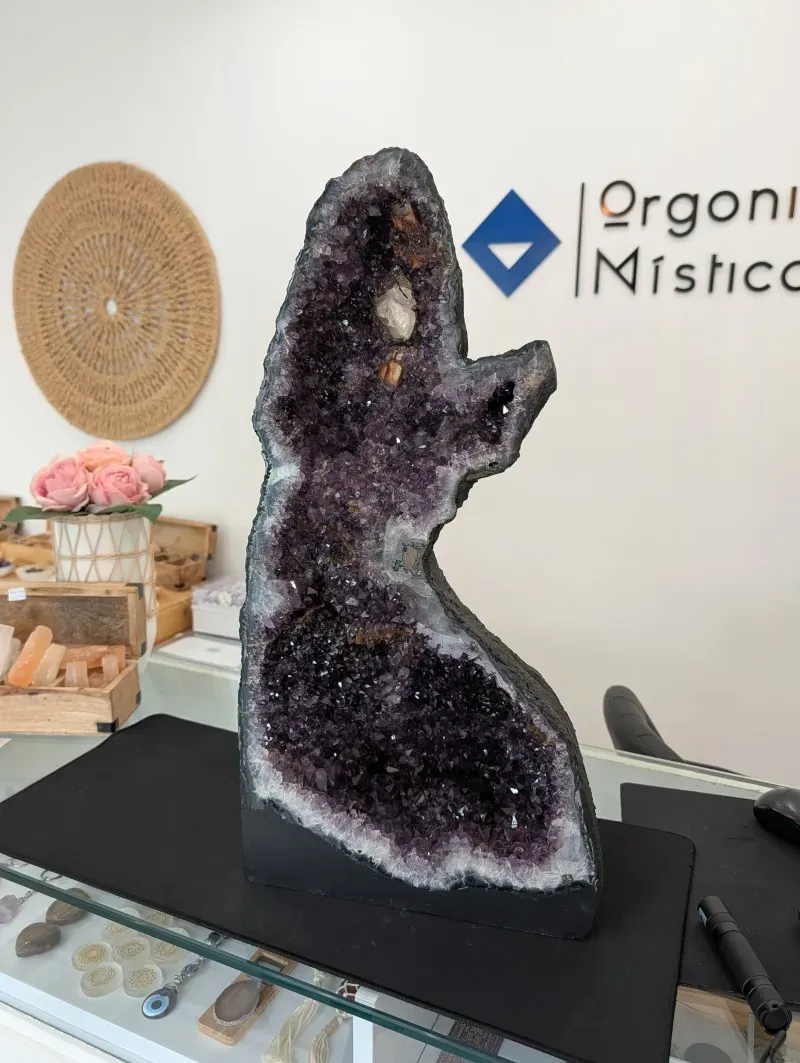 Ametista Brasil Geodo Cristal Mineral Loja